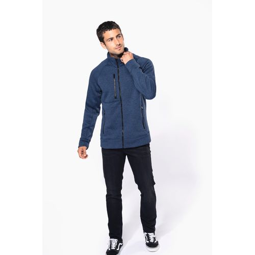 Veste zippée chinée homme - 4