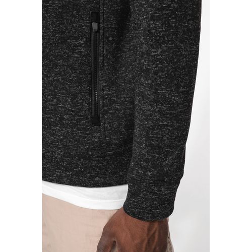 Veste zippée chinée homme thumbnail 4