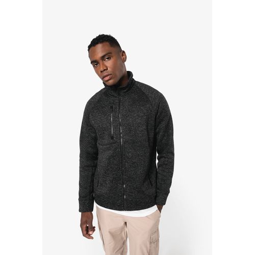 Veste zippée chinée homme - 1