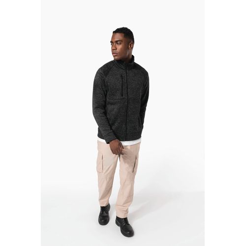 Veste zippée chinée homme thumbnail 8