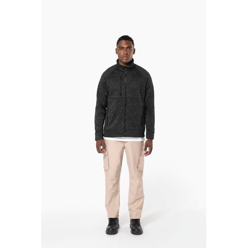 Veste zippée chinée homme thumbnail 7