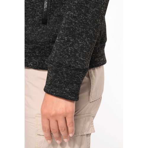 Veste zippée chinée femme thumbnail 4