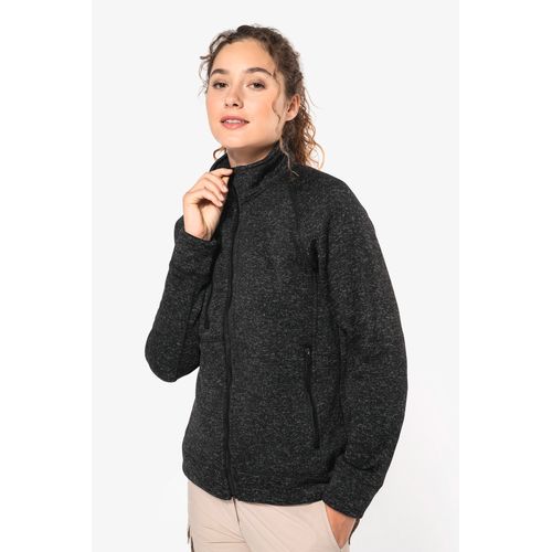 Veste zippée chinée femme - 1