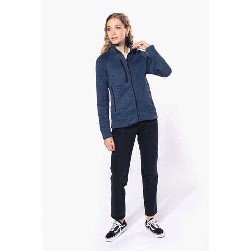 Veste zippée chinée femme - 4