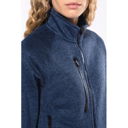 Veste zippée chinée femme - 7