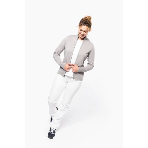 Cardigan zippé femme - 4