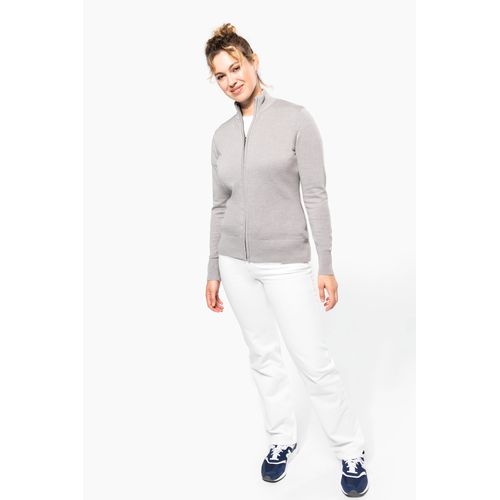 Cardigan zippé femme - 5
