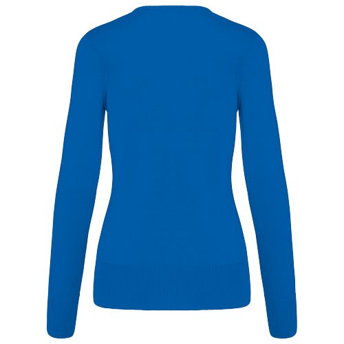 Pull col V femme