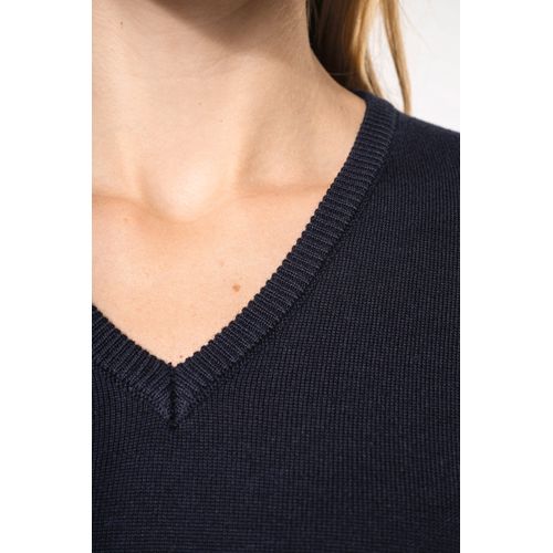 Pull col V femme - 4