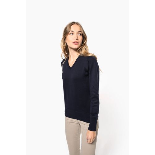 Pull col V femme - 6