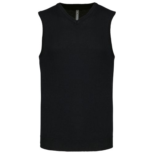 Pull col V sans manches - 3