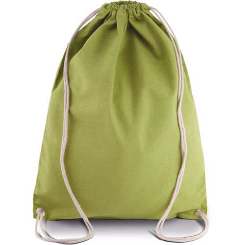 Sac à dos en coton avec cordelettes - 1