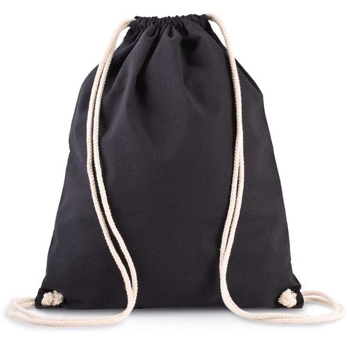 Sac à dos en coton bio avec cordelettes - 1