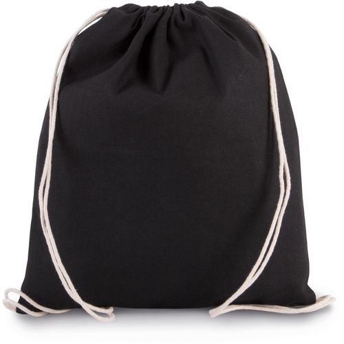 Petit sac à dos en coton bio avec cordelettes - 3