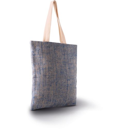 Sac en toile de jute teint 100% naturel - 1