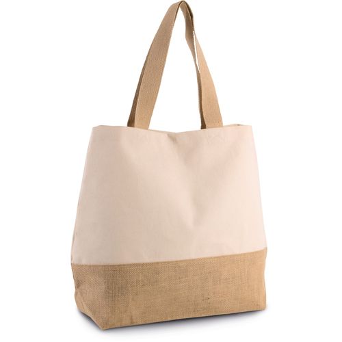 Sac shopping en toiles de coton et jute - 4