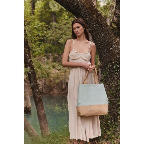 Sac shopping en toiles de coton et jute - 8