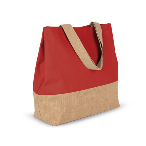 Sac shopping en toiles de coton et jute - 10