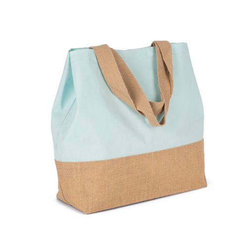 Sac shopping en toiles de coton et jute thumbnail 6