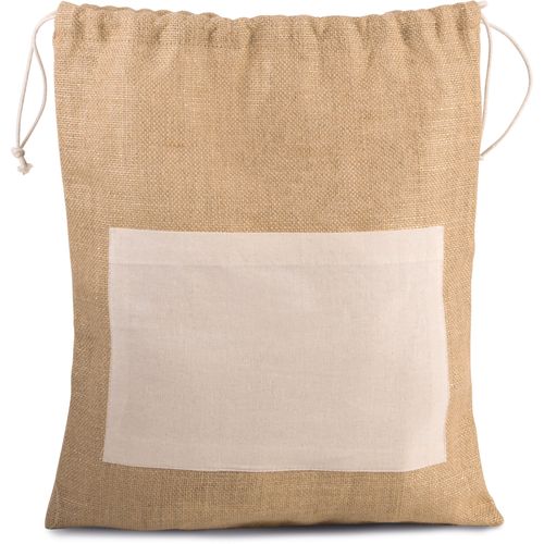 Sac en toile de jute avec cordelettes - 2