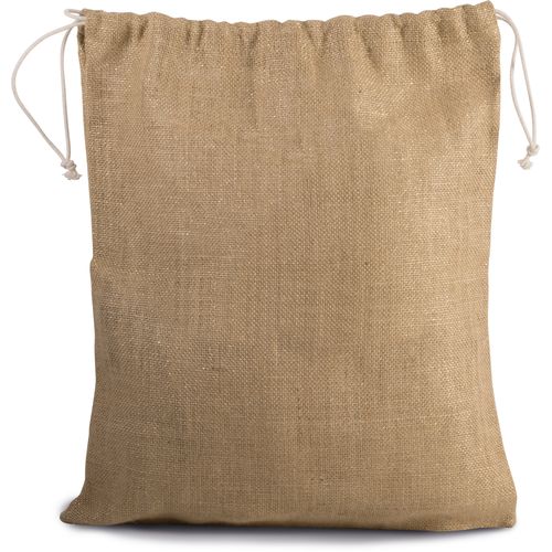 Sac en toile de jute avec cordelettes - 4