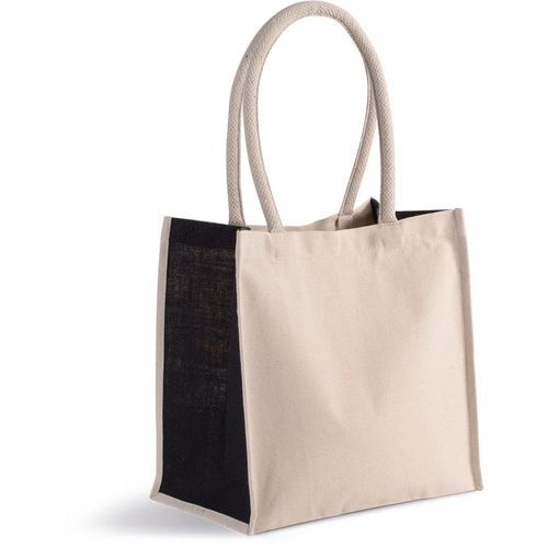 Sac cabas en coton / jute - 17 L - 1