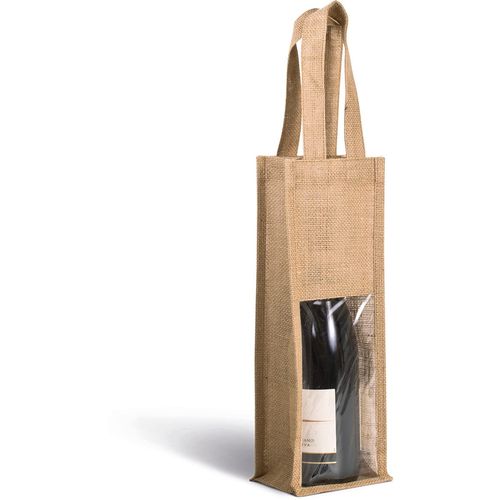 Sac porte-bouteille en jute - 1