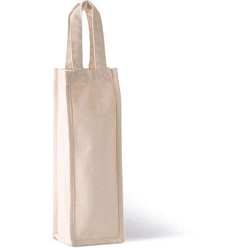 Sac porte-bouteille en coton canvas - 1