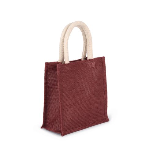 Sac style cabas en toile de jute - petit modèle - 4