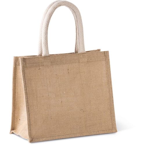 Sac style cabas en toile de jute - modèle moyen - 1