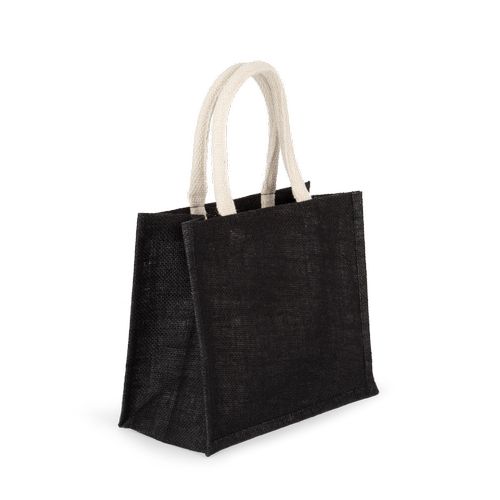 Sac style cabas en toile de jute - modèle moyen thumbnail 5