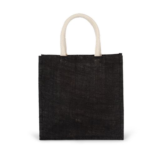 Sac style cabas en toile de jute - grand modèle - 5