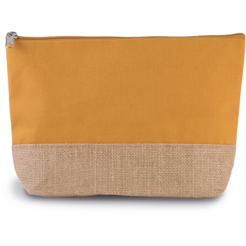 Pochette en toiles de coton et jute - 1