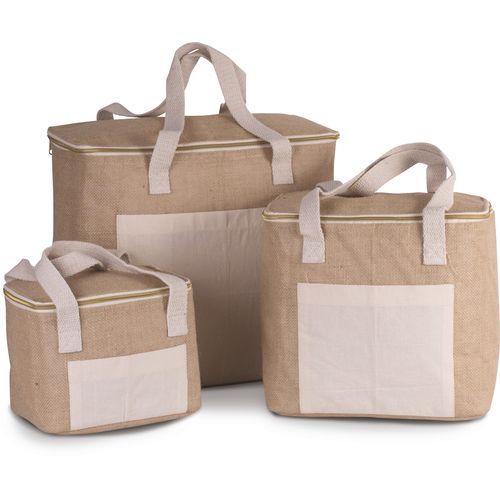 Sac isotherme en jute - modèle moyen - 3