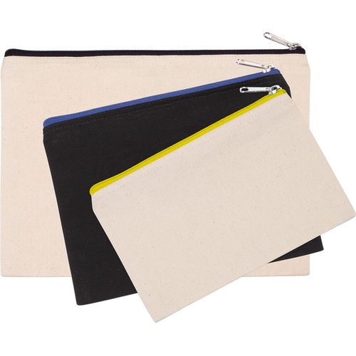 Pochette en coton canvas - grand modèle - 2