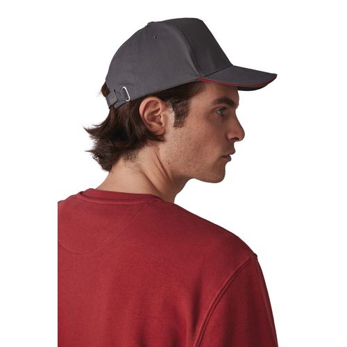 Casquette avec sandwich contrasté - 5 panneaux - 5