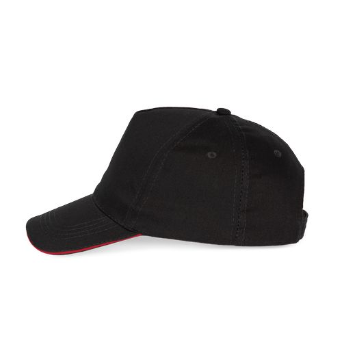 Casquette sandwich contrasté - 5 panneaux - 12