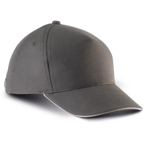 Casquette enfant avec sandwich contrasté - 5 panneaux - 7
