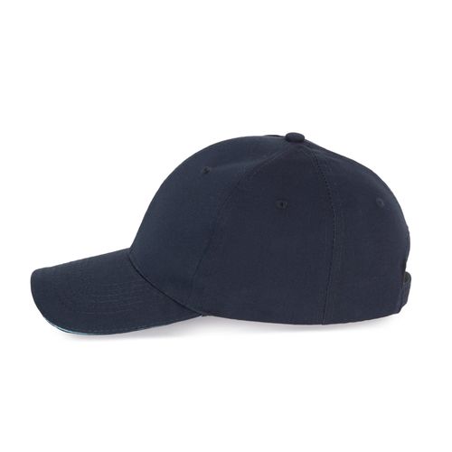 Casquette avec sandwich contrasté - 6 panneaux - 7