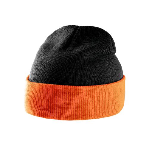 Bonnet bicolore avec revers - 5