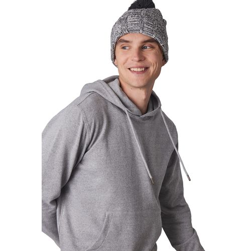 Bonnet à pompon avec revers - 1