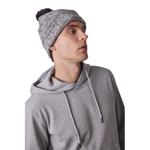 Bonnet à pompon avec revers - 4