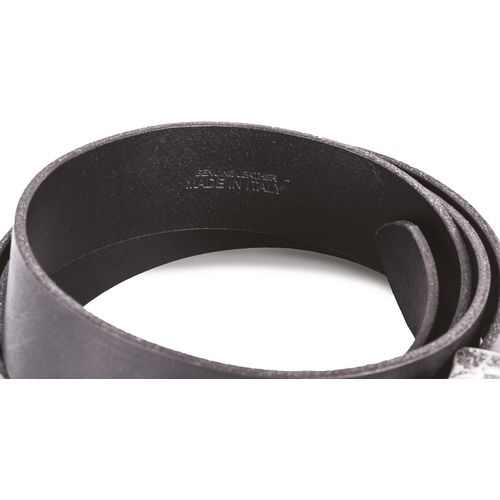 Ceinture en cuir à bord franc - 35 mm