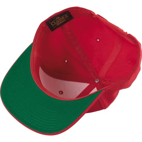 Casquette visière plate - 6 panneaux - 10