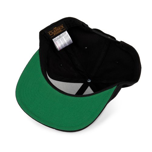 Casquette visière plate - 6 panneaux - 12