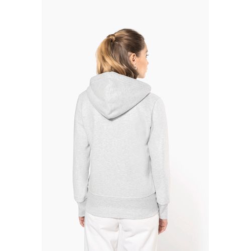 Sweat-shirt vintage zippé à capuche femme - 2