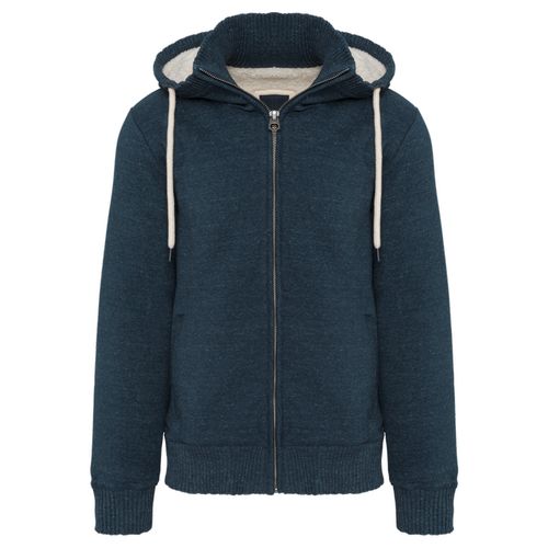 Veste vintage molleton doublée sherpa homme - 2