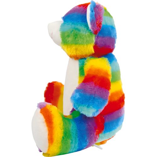 Peluche zippée Ours multicolore - 3