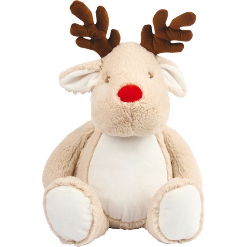 Peluche zippée Renne - 1
