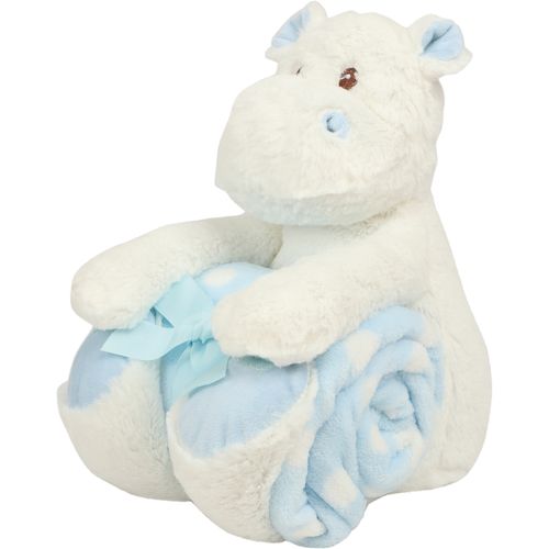 Peluche hippopotame avec couverture - 5